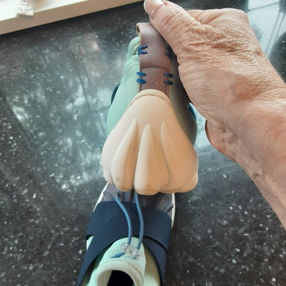 John Fluevog Mint and Navy Sneakers - Picture 5 of 16